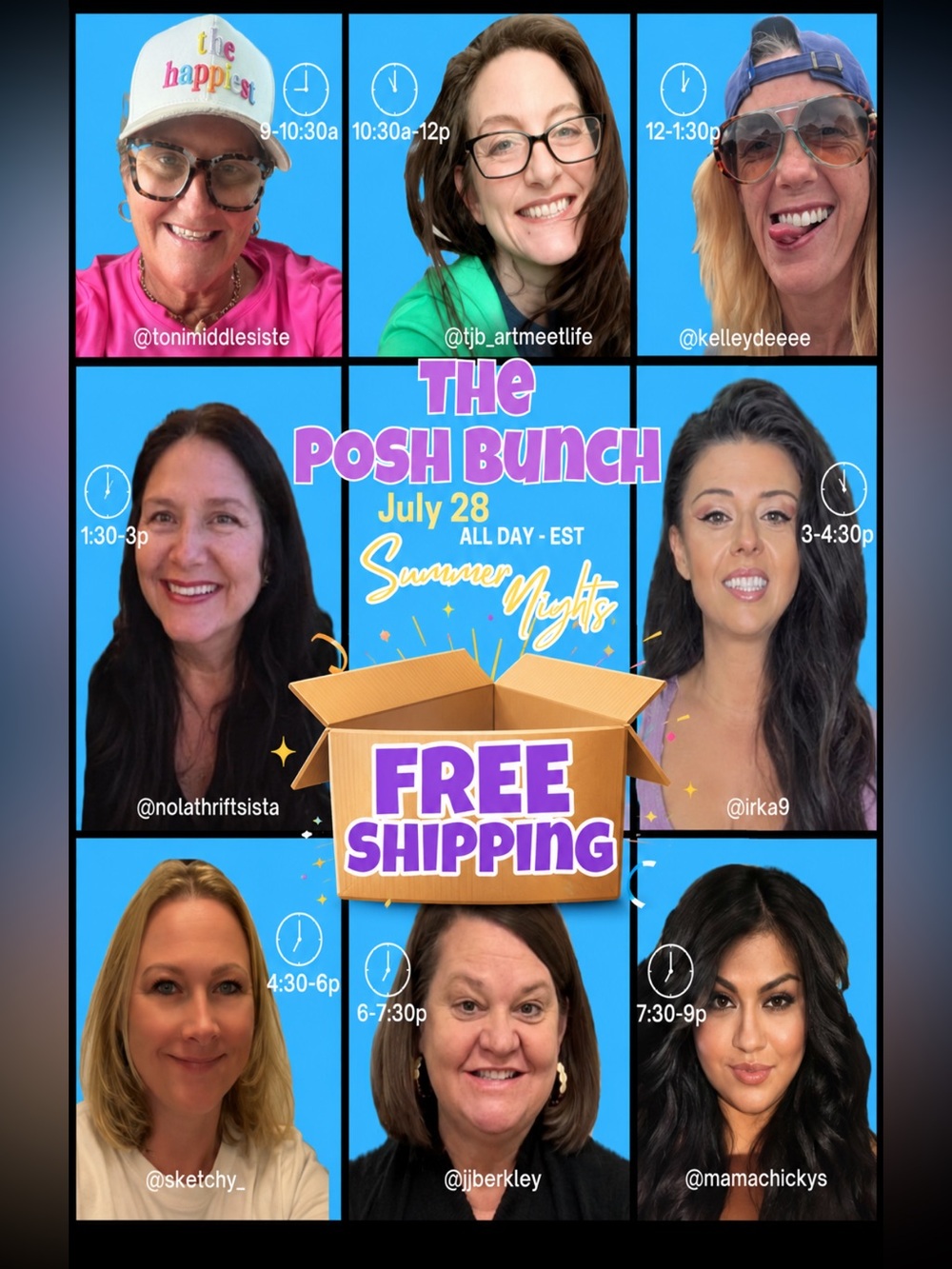 Posh Bunch early Bundles with  free shipping.
